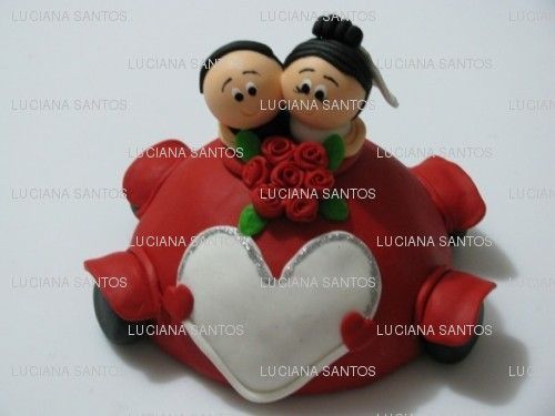 LEMBRANCINHA DE CASAMENTO NOIVOS NO CARRO